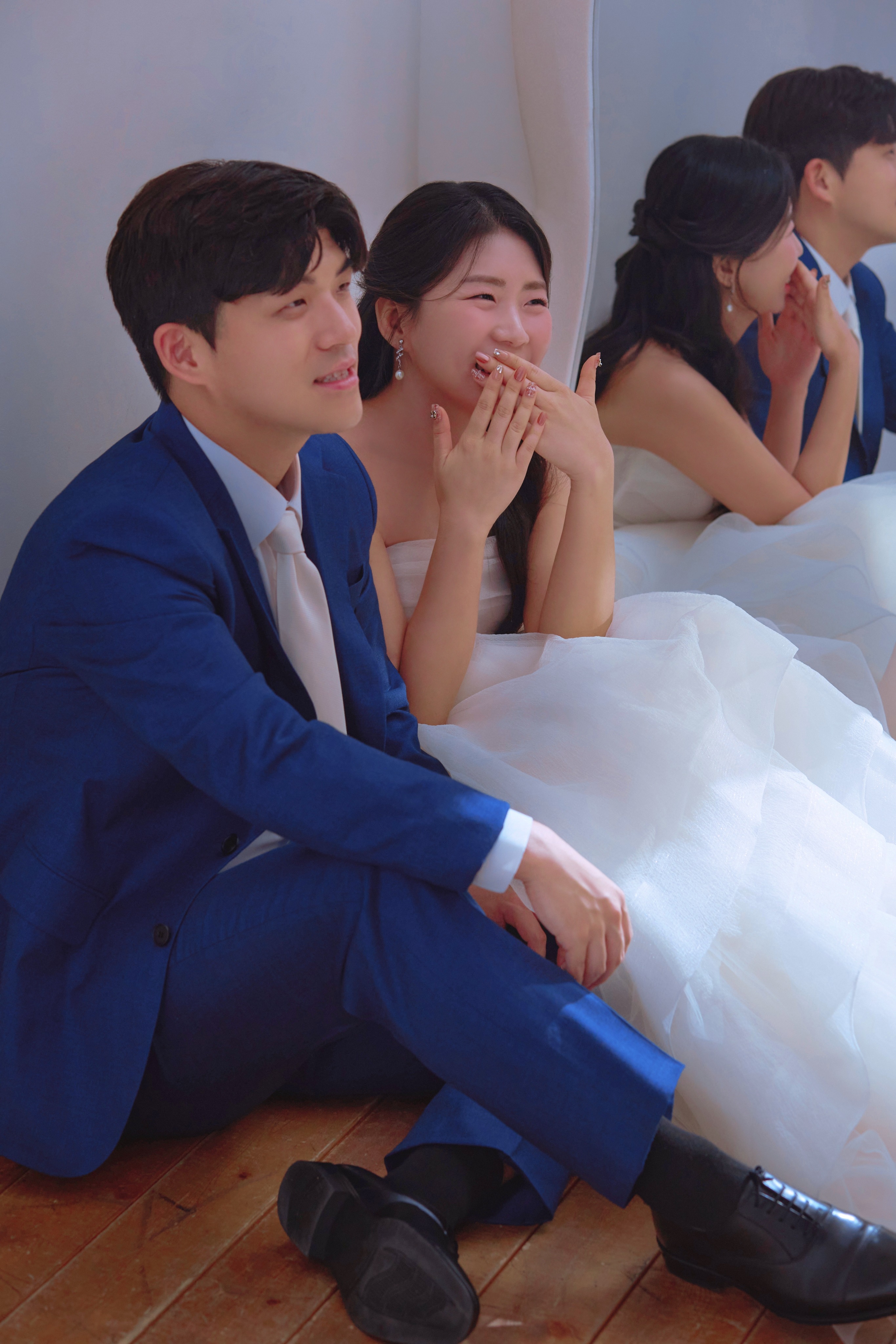 행복한 웨딩 순간